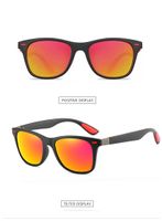 Simple Style Solid Color Tac Square Full Frame Men's Sunglasses sku image 14