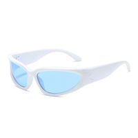 Hip-hop Solid Color Ac Cat Eye Full Frame Sports Sunglasses main image 3
