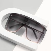 Fashion Solid Color Pc Special-shaped Mirror Full Frame Women's Sunglasses main image 5