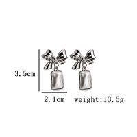 1 Pair Sweet Bow Knot Alloy Plating Shell Women's Drop Earrings main image 2