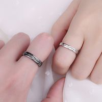Fashion Electrocardiogram Copper Rings 1 Piece main image 3