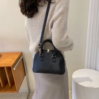 Women's Pu Leather Solid Color Fashion Square Zipper Shoulder Bag Handbag Crossbody Bag main image 7