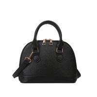 Women's Pu Leather Solid Color Fashion Square Zipper Shoulder Bag Handbag Crossbody Bag sku image 2