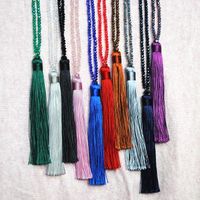 Ethnic Style Tassel Artificial Crystal Beaded Women's Sweater Chain main image 3