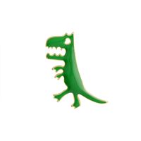 Cartoon Style Dinosaur Alloy Enamel Kid's Brooches main image 4