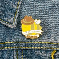 Fashion Letter Bee Alloy Plating Unisex Brooches main image 5