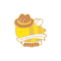 Cartoon Style Cute Bee Alloy Stoving Varnish Unisex Brooches sku image 1