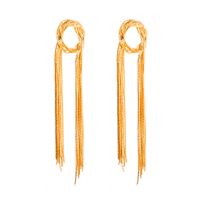 1 Pair Fashion Tassel Strawberry Plating Alloy Opal Gold Plated Earrings main image 2