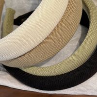 Simple Style Solid Color Cloth Handmade Hair Band 1 Piece main image 2
