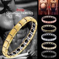 1 Piece Simple Style Circle Stainless Steel Plating Unisex Bracelets main image 1