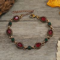 1 Piece Fashion Water Droplets Alloy Inlay Artificial Gemstones Women's Bracelets main image 1