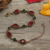 1 Piece Fashion Water Droplets Alloy Inlay Artificial Gemstones Women's Bracelets main image 4