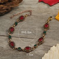 1 Piece Fashion Water Droplets Alloy Inlay Artificial Gemstones Women's Bracelets main image 3