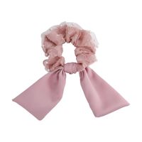 Fashion Bow Knot Cloth Inlay Artificial Pearls Hair Tie 1 Piece main image 4