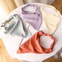 Fashion Solid Color Cloth Hair Band 1 Piece main image 4