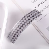 Simple Style Rectangle Resin Acetic Acid Sheets Hair Clip main image 4