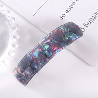 Simple Style Rectangle Resin Acetic Acid Sheets Hair Clip sku image 28