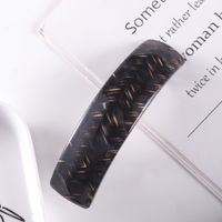 Simple Style Rectangle Resin Acetic Acid Sheets Hair Clip sku image 9