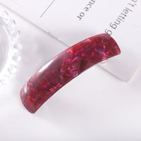 Simple Style Rectangle Resin Acetic Acid Sheets Hair Clip sku image 26