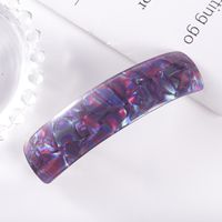 Simple Style Rectangle Resin Acetic Acid Sheets Hair Clip sku image 27