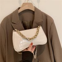 Women's All Seasons Pu Leather Solid Color Fashion Square Zipper Shoulder Bag main image 5