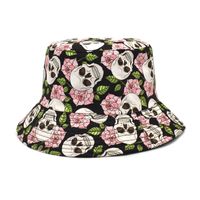 Women's Fashion Flower Printing Wide Eaves Bucket Hat sku image 110