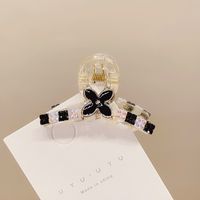 Retro Flower Arylic Handmade Artificial Pearls Rhinestones Hair Claws 1 Piece sku image 8