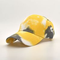 Unisex Fashion Color Block Sewing Curved Eaves Baseball Cap sku image 3