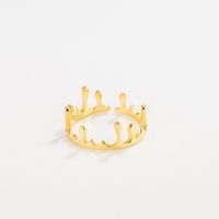 Fashion Crown Sterling Silver Open Ring 1 Piece sku image 2