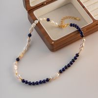Retro Round Freshwater Pearl Beaded Necklace 1 Piece main image 5