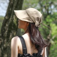 Women's Fashion Solid Color Bowknot Baseball Cap main image 5