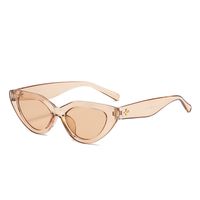 Fashion Solid Color Ac Cat Eye Full Frame Women's Sunglasses sku image 4