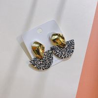 1 Pair Simple Style Sector Soft Clay Women's Drop Earrings sku image 1