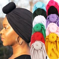 Women's Simple Style Solid Color Braid Eaveless Beanie Hat main image 1