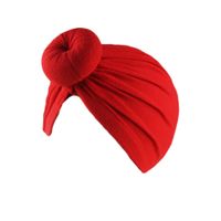Women's Simple Style Solid Color Braid Eaveless Beanie Hat sku image 1