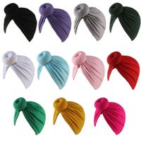 Women's Simple Style Solid Color Braid Eaveless Beanie Hat main image 5
