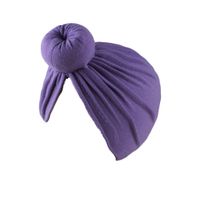 Women's Simple Style Solid Color Braid Eaveless Beanie Hat sku image 4