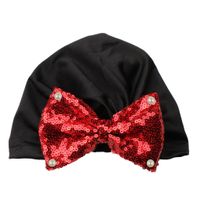 Children Unisex Simple Style Bow Knot Sequins Baby Hat sku image 3