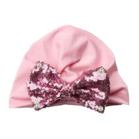 Children Unisex Simple Style Bow Knot Sequins Baby Hat main image 4