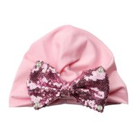 Children Unisex Simple Style Bow Knot Sequins Baby Hat sku image 10