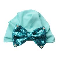 Children Unisex Simple Style Bow Knot Sequins Baby Hat sku image 6