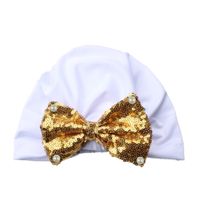 Children Unisex Simple Style Bow Knot Sequins Baby Hat main image 3