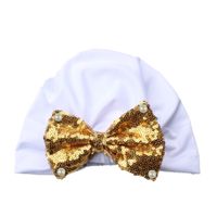 Children Unisex Simple Style Bow Knot Sequins Baby Hat sku image 8