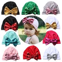 Children Unisex Simple Style Bow Knot Sequins Baby Hat sku image 11