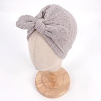 Children Unisex Simple Style Bow Knot Handmade Baby Hat sku image 8