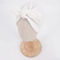 Children Unisex Simple Style Bow Knot Handmade Baby Hat sku image 1