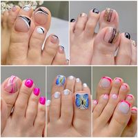 Fashion Flower Butterfly Bow Knot Abs Nail Patches 1 Set main image 4