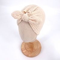 Children Unisex Simple Style Bow Knot Handmade Baby Hat sku image 2