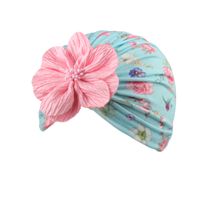 Girl's Simple Style Flower Printing Baby Hat main image 5