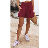 Women's Daily Fashion Solid Color Shorts Patchwork Casual Pants main image 4